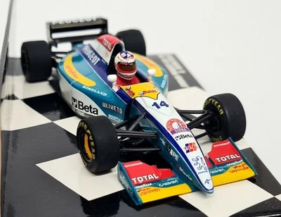 Minichamps 1/43 - Jordan Peugeot EJR 195 R. Barrichello F1 Model Car 430 950014 - Image 1 of 4