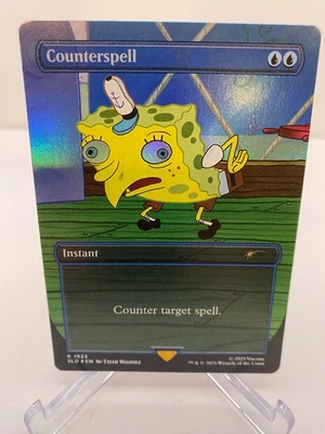 Rainbow Foil - Counterspell SLD 1933 MTG Spongebob Secret Lair - 1 - Image 1 of 2