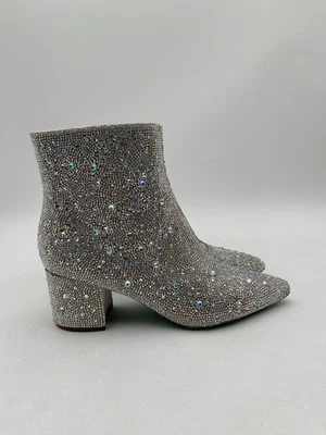 Betsey Johnson Women's Kyla Ankle Booties Silver Size 7 - Image 1 of 4