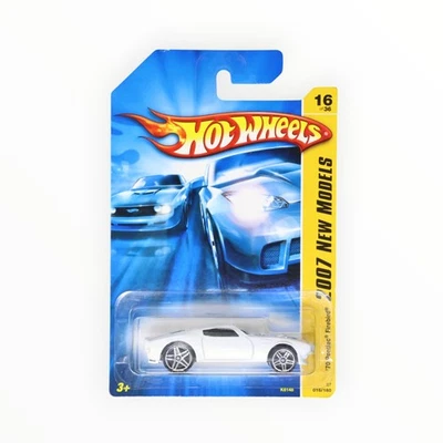Hot Wheels '70 Pontiac Firebird 16/180 - White - 2007 Mainline A - Image 1 of 3