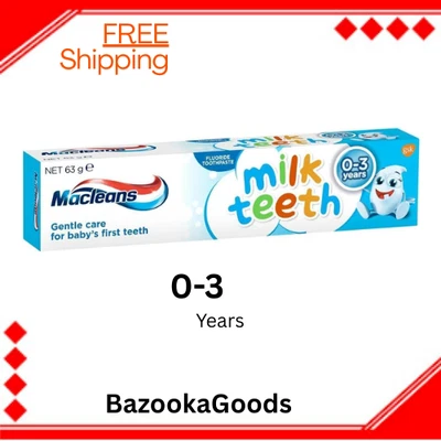 ✴ Macleans Milk Teeth Toothpste 0-3 years :-: 63g Toothpaste✴ - image 1 of 2
