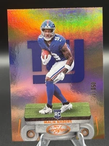 Malik Nabers #9 FRANCHISE FOUNDATIONS /149 2024 PANINI CERTIFIED Rookie Giants - Picture 1 of 3