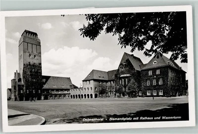 39143874 - 2870 Delmenhorst Bismarkplatz Rathaus Wasserturm Turm - Bild 1 von 2