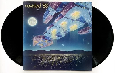 CAIFANES U2 MECANO NEON Navidad 88 Double Vinyl LP PROMO 1988 MEXICO Ariola Foto 1 de 4