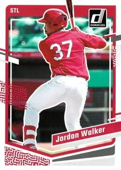 Jordan Walker 2023 Donruss Baseball - #114 - St. Louis Cardinals - Image 1 of 2