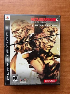 Metal Gear Solid 4 - Limited Collectors Edition - PS3 | Missing 1 Blu-ray Disc - Picture 1 of 5