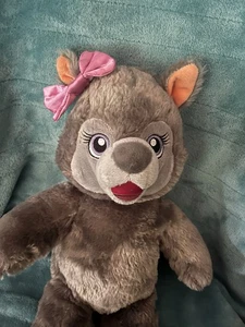 16” Build-A-Bear Violet The Grey Wolf Halloween Werewolf Plush Stuffed Animal - Picture 1 of 5