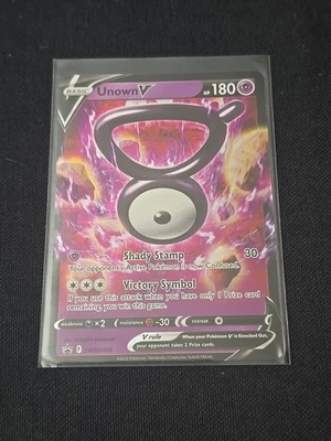 Unown V SWSH300 SWSH: Sword & Shield Promo Cards Holo Ultra Rare Pokémon TCG NM - Image 1 of 2