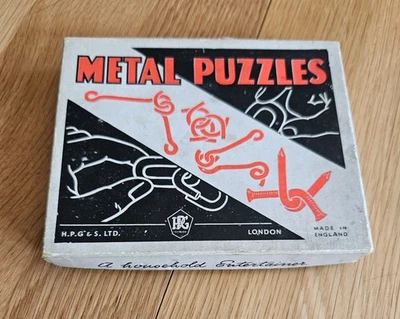 Vintage Metal Puzzles Game. Made In England.  - Image 1 of 4