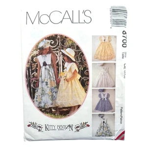 Vestido largo y boina McCall’s patrón de costura niñas pequeñas 3-5 sin cortar vintage 1997 - Imagen 1 de 4