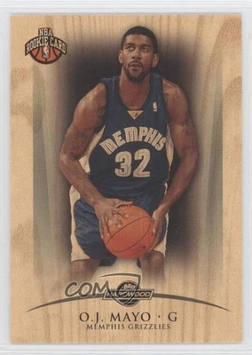 2008-09 Topps Hardwood Wood /299 OJ Mayo (Shooting) #103 Rookie RC - Image 1 of 2