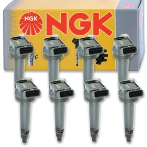 8 pc NGK Ignition Coils for 2007-2019 Toyota Tundra 4.6L 5.7L V8 Spark Plug li - Picture 1 of 5