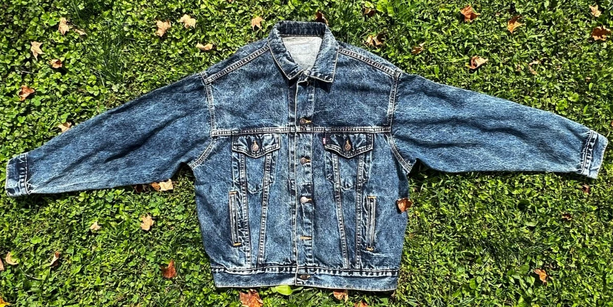 Vintage Levi’s acid black boa jacket Vintage Levi's acid black boa jacket Vintage Levi's acid black boa