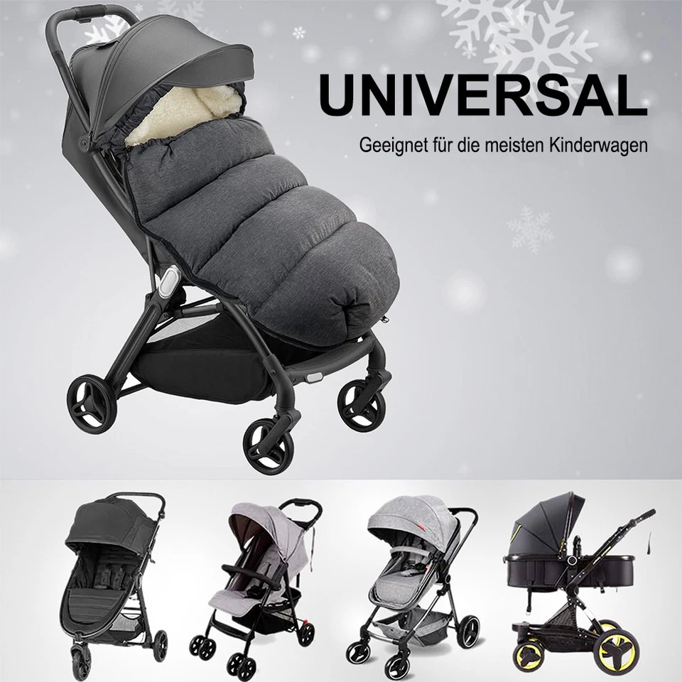 Winterfußsack Kinderwagen Winter Fußsack Kinderfußsack für Buggy Babyfußsack DE - Bild 1 von 4