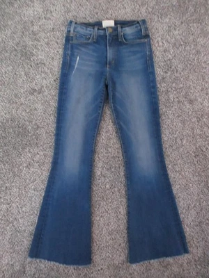 Jeans McGuire para mujer 24 azules acampanados desgastados dobladillo crudo hechos en estilo EE. UU. 24x29 Foto 1 de 4