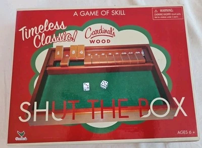 2009 Cardinal's Deluxe Wood Timeless Classic! Shut The Box Game - Image 1 of 2