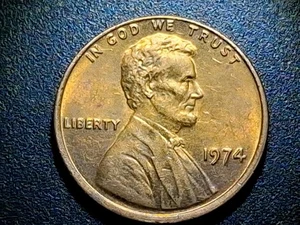 💥1974 Lincoln Penny.  Red Doubled Die Obverse & Reverse 1C DDO/DDR Error💥 - Picture 1 of 13