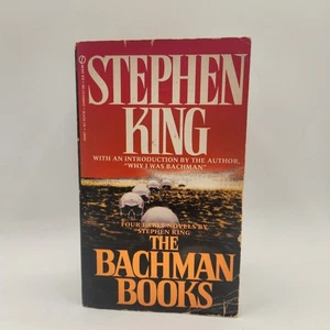 The Bachman Books Stephen King 1st Signet Printing Paperback Book with Rage - Picture 1 of 10