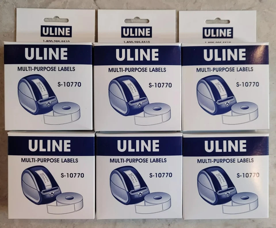 30336 Compatible Label Dymo® 500 Labels/roll-1" x 2-1/8" 6 Rolls Older Dymos - Image 1 of 4