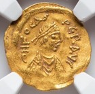 Gold Phocas 602-610 Ad Byzantine Empire Av Tremissis Coin Ngc Ch Vf Sharp Strike