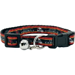 Pets First NFL Satin Pet Collar for Dogs & Cats with Ringing Bell Pendant - Picture 1 of 86