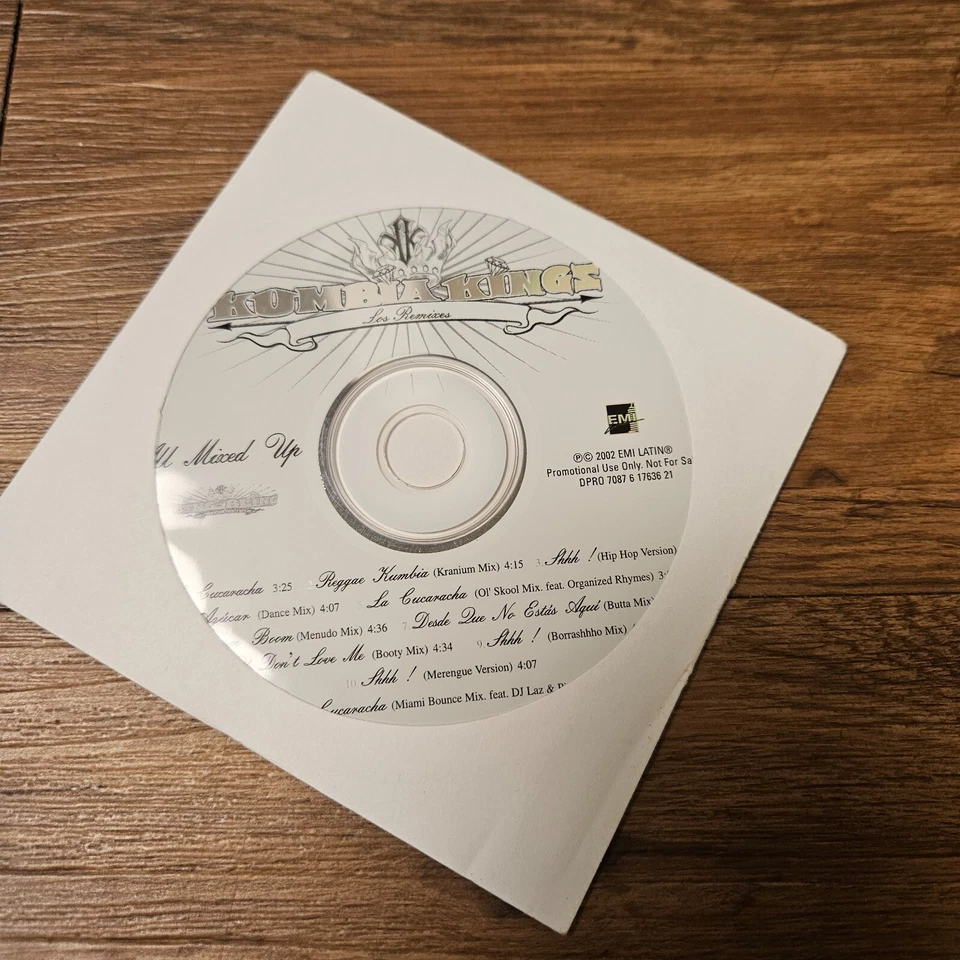Kumbia Kings – Los Remixes: All Mixed Up EMI Latin 2002 H2 7243 5 42526 00 CD - Image 1 of 1