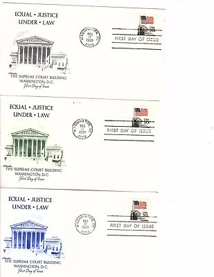 US stamp EFO  1894 Flag Court FDC Artmaster 108   sheet coil booklet 132 covers - Image 1 of 4