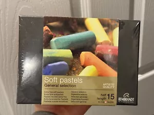 Rembrandt Half Size soft pastels 15pc Set - Picture 1 of 2