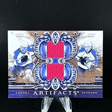 David Booth Stephen Weiss 2010-11 Artifacts Tundra Tandems Bronze Jersey /125
