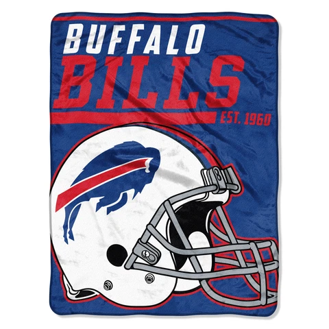 Buffalo Bills 45"x60" Super Plush Fleece Blanket Cover