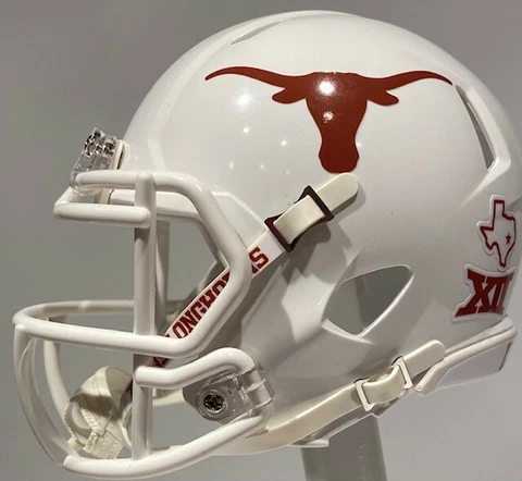 TEXAS LONGHORNS 2021 CUSTOM RIDDELL MINI FOOTBALL HELMET - PICK YOUR PLAYER # Cover