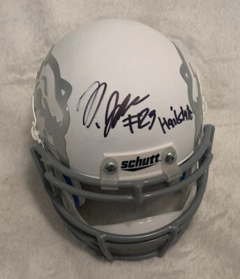 DILLON JOHNSON SIGNED MISSISSIPPI STATE BULLDOGS MINI HELMET W/COA + HAIL STATE - Image 1 of 3