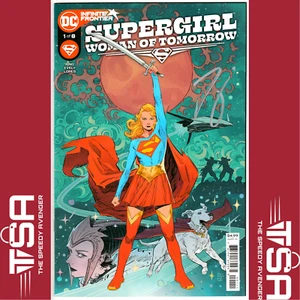 SUPERGIRL WOMAN OF TOMORROW #1 Evely Cover A FIRMATO DA TOM KING DCU Milly Alcock - Foto 1 di 3