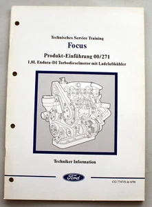 Ford Focus Techniker Information aus 06-1998 Dieselmotor Technische Service - Bild 1 von 7