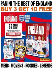 PANINI THE BEST OF ENGLAND 2022 TRADING CARDS  MENS - WOMENS - ROOKIES - LEGEND
