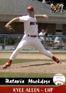 2004 Batavia Muckdogs Team Issue #2 Kyle Allen Rancho Santa Margarita California