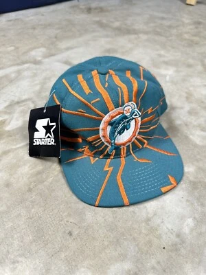 Nuevo con etiquetas Sombrero de iniciación vintage de los Miami Dolphins Pro Line Shockwave Shatter Proline Foto 1 de 4