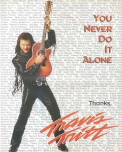 SFBK50 PICTURE ADVERT 13X11 TRAVIS TRITT - Picture 1 of 1