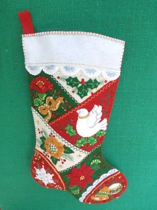 Handgefertigter Weihnachtsstrumpf - Bild 1 von 1