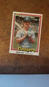 RON CEY 1981 Donruss #296 1-3-81D-296 - Picture 1 of 2