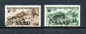 Briefmarken Saar - Scott #'s B65-6 - gestempelt  - Bild 1 von 1