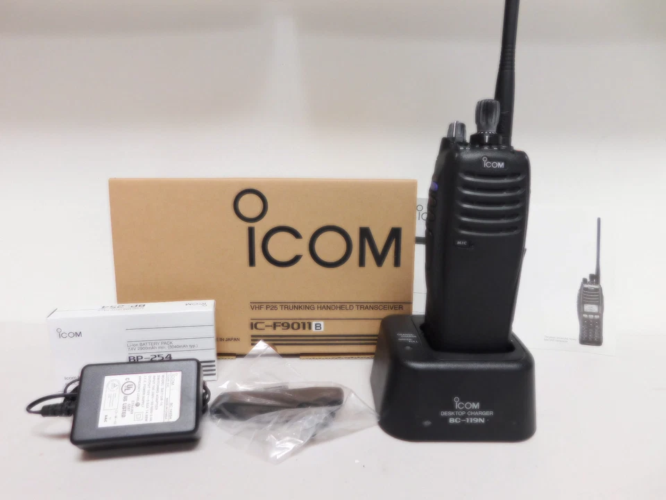 New Icom F-9011B VHF 136-174mhz P25 Digital conventional/trunking portable radio - Image 1 of 1