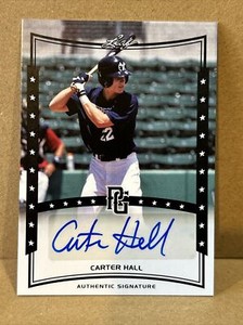 Carter Hall 2014 Leaf Perfect Game National Showcase RC Auto #A-CH1