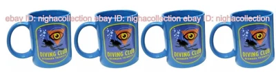 4x Bermuda Triangle Diving Club Coffee Cup Mug Souvenir, Best Gift, NEW IN A BOX - Image 1 of 4