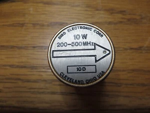 Élément Wattmètre Thruline Bird 43 10W 10D 200-500MHz - Photo 1/2