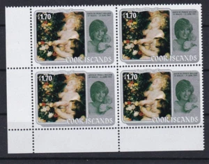 COOK ISLANDS 1982 Stamps Christmas/Birth of Prince William Block of 4 $1.70 MNH - Picture 1 of 1