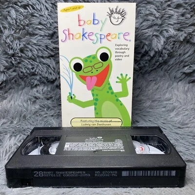 Baby Einstein Baby Shakespeare World of Poetry VHS Tape 2001 Vocabulary Kids - Image 1 of 4