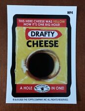 2020 Wacky Packages Weekly Series November week 4 WONKY WP4 "Drafty Cheese"