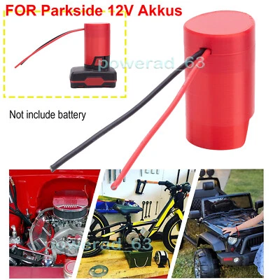 DEACKIMEI For PARKSIDE 12V Li-Ion Battery Output Adapter DIY Power Wheels Converter