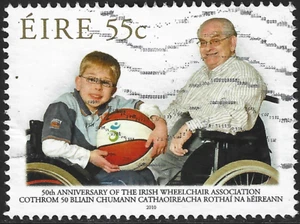 2010 Ireland Sg 2025 50th Anniversary of the Irish Wheelchair Assn Fine Used - Picture 1 of 2